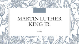 Read more about the article Martin Luther King homework