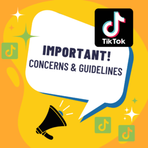 Important announcement. Concerns and guidelines for TikTok app users